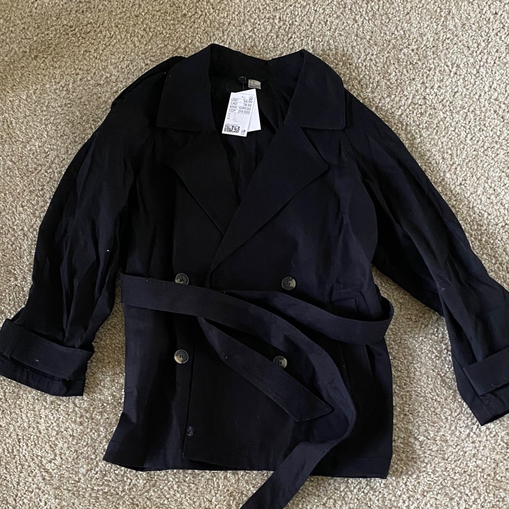 H&M Black Divided Jacket